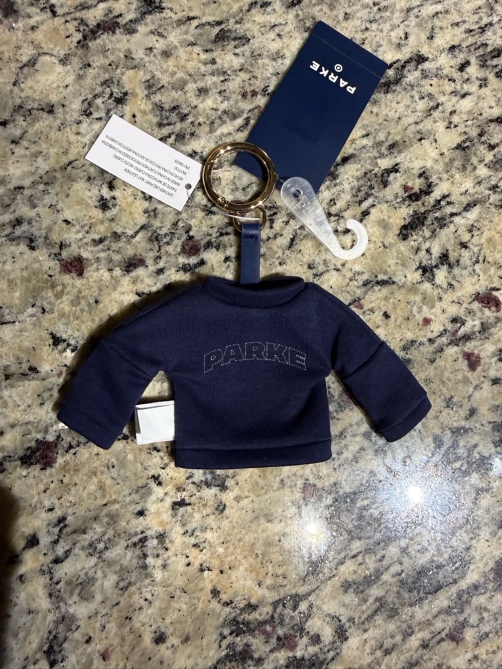 PARKE x Target Mockneck Sweatshirt Key Chain Charm